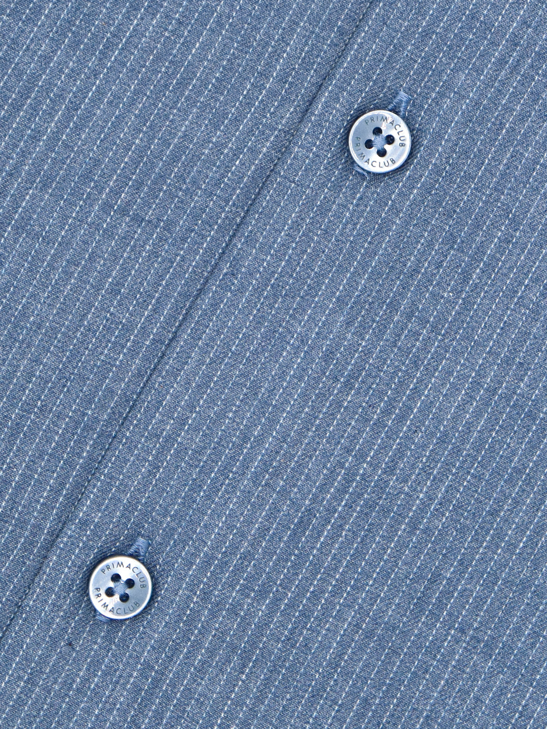 Prima Club Premium Cotton Dobby Mid Blue Stripes Regular Fit Shirt SRAX1