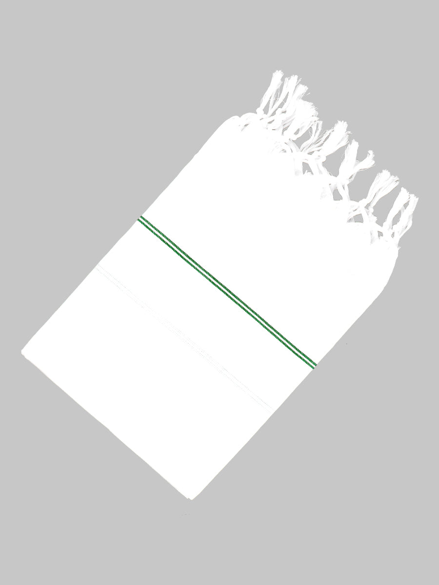 Cotton White Bath Towel No279-Green