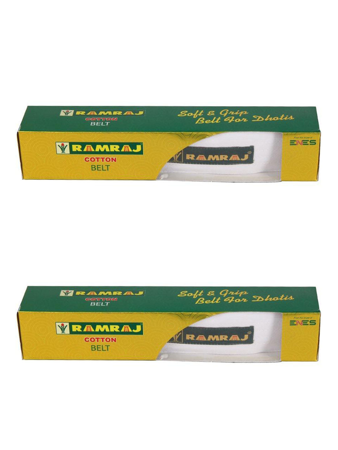 Dhoti Belts White pack of 2