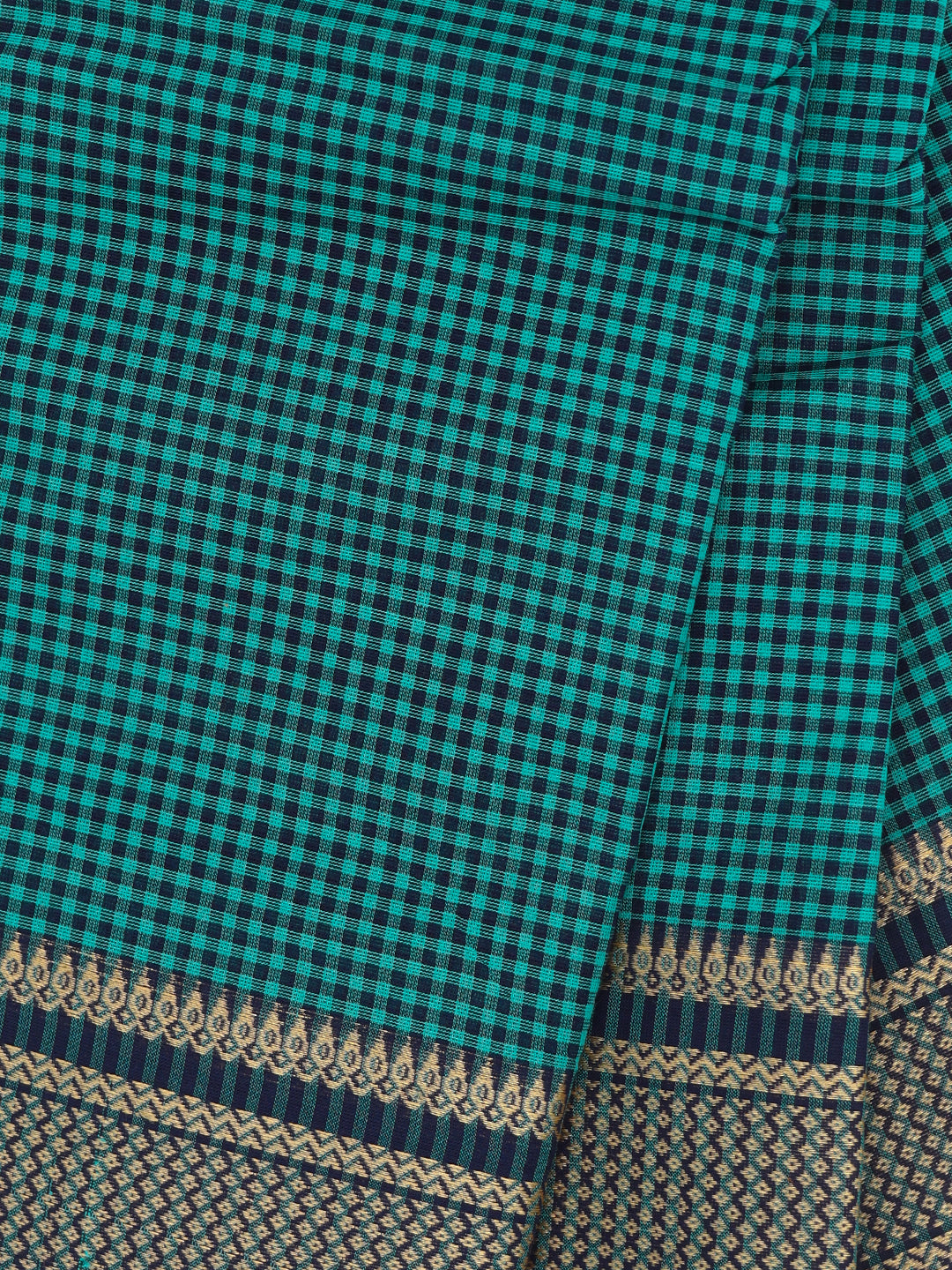 Women Green Pure Chettinad Cotton Saree PCS203