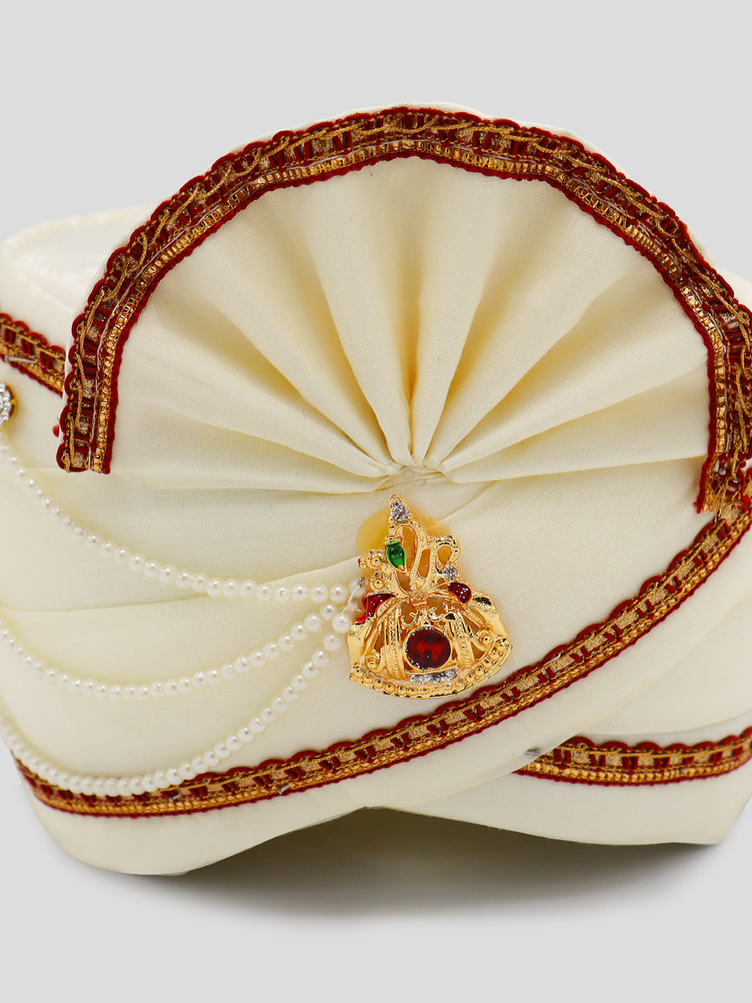 Traditional Silky Style Wedding Turban  - 79