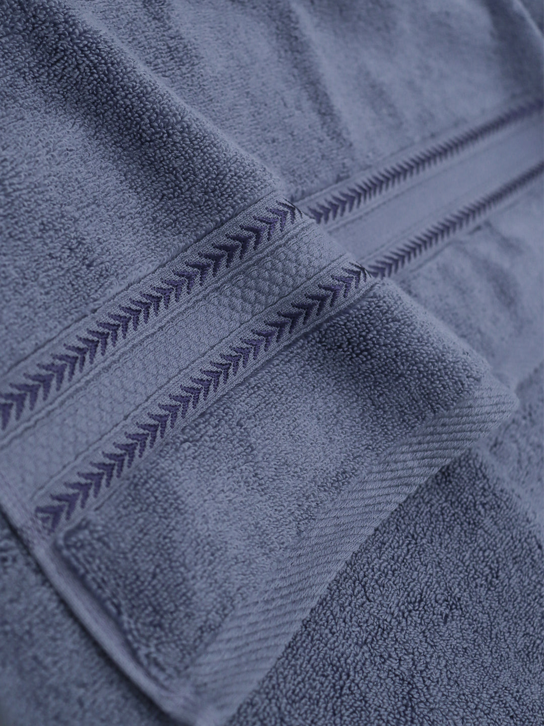 Luxury Bath Zero Twist Terry Towel Blue - 0.75m*1.50m