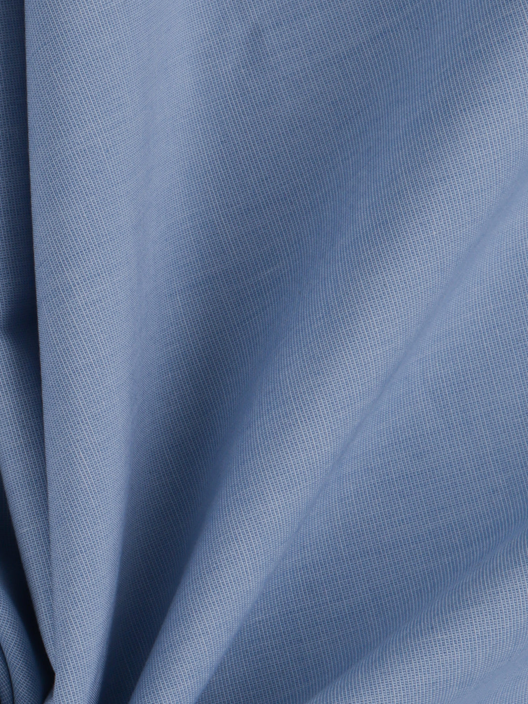 Cotton Blend Plain Light Blue Shirt Fabric Cranberry