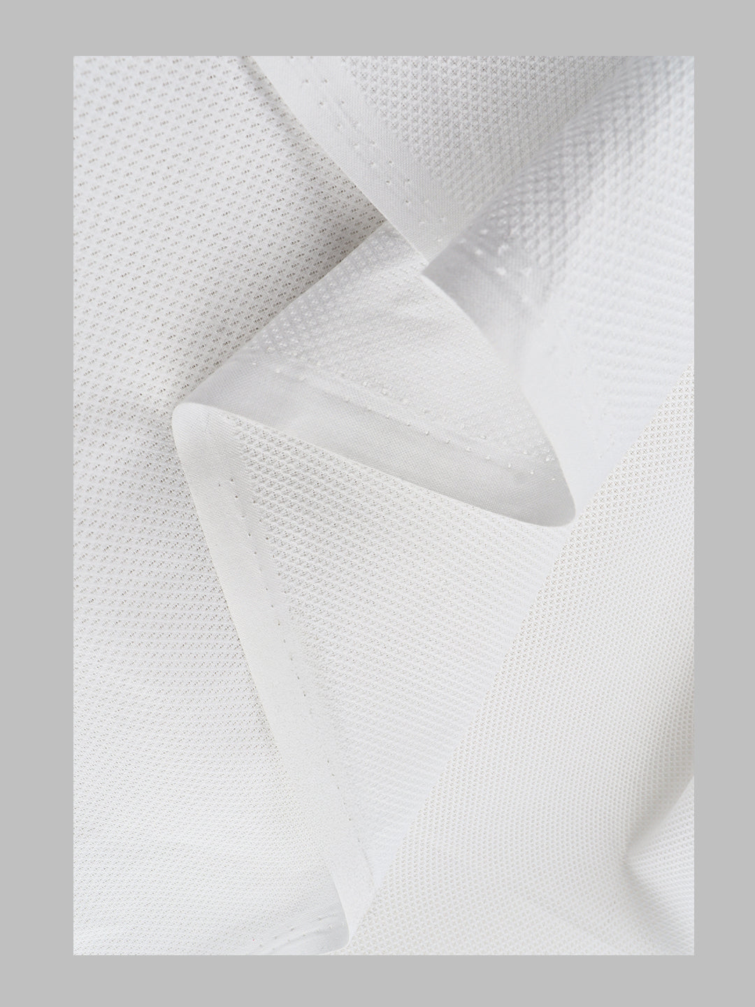 Men Cotton Blend Self Design White Shirt Fabric Celebrity White