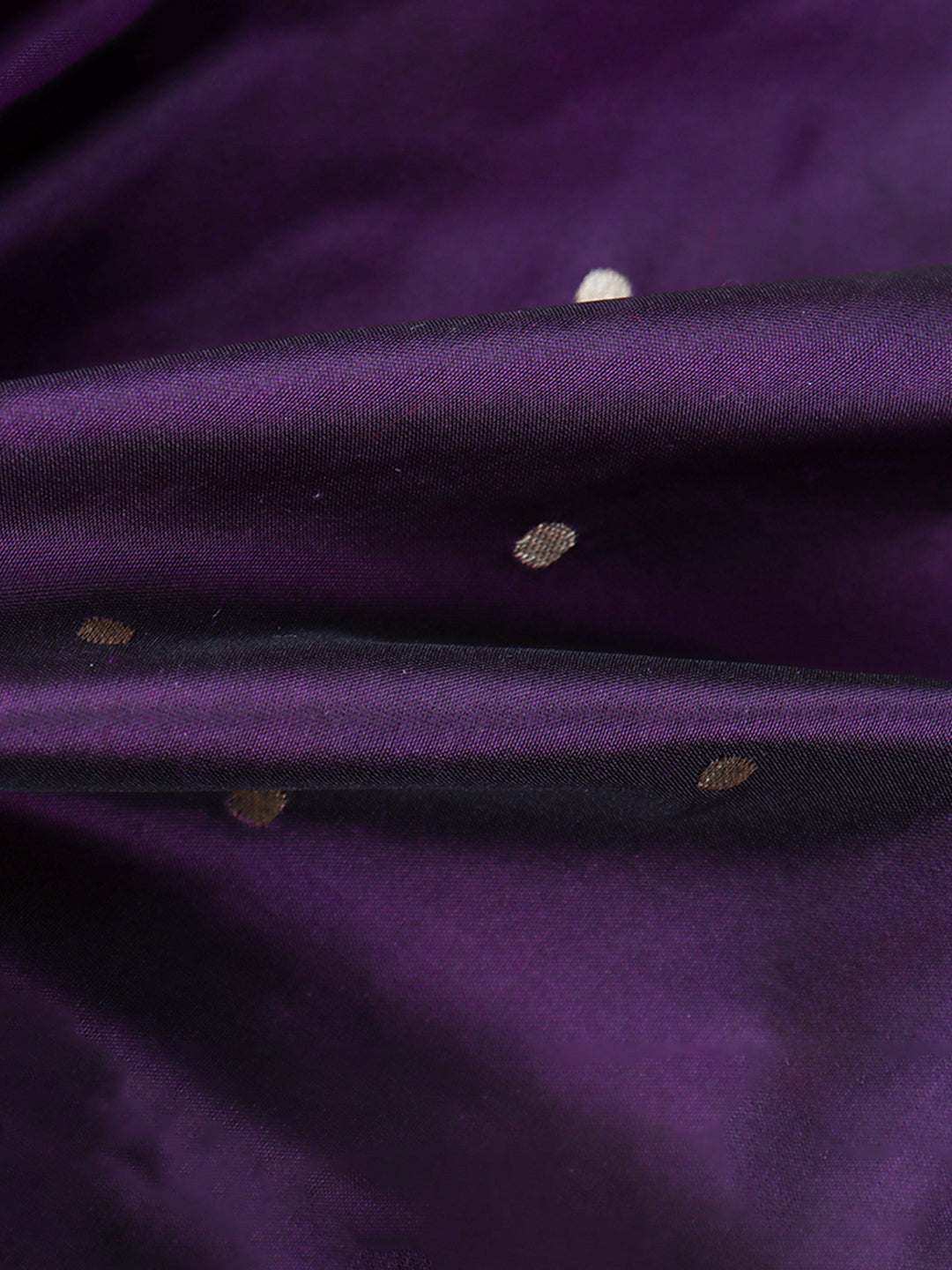 100% Pure Silk Shirt Fabric Violet