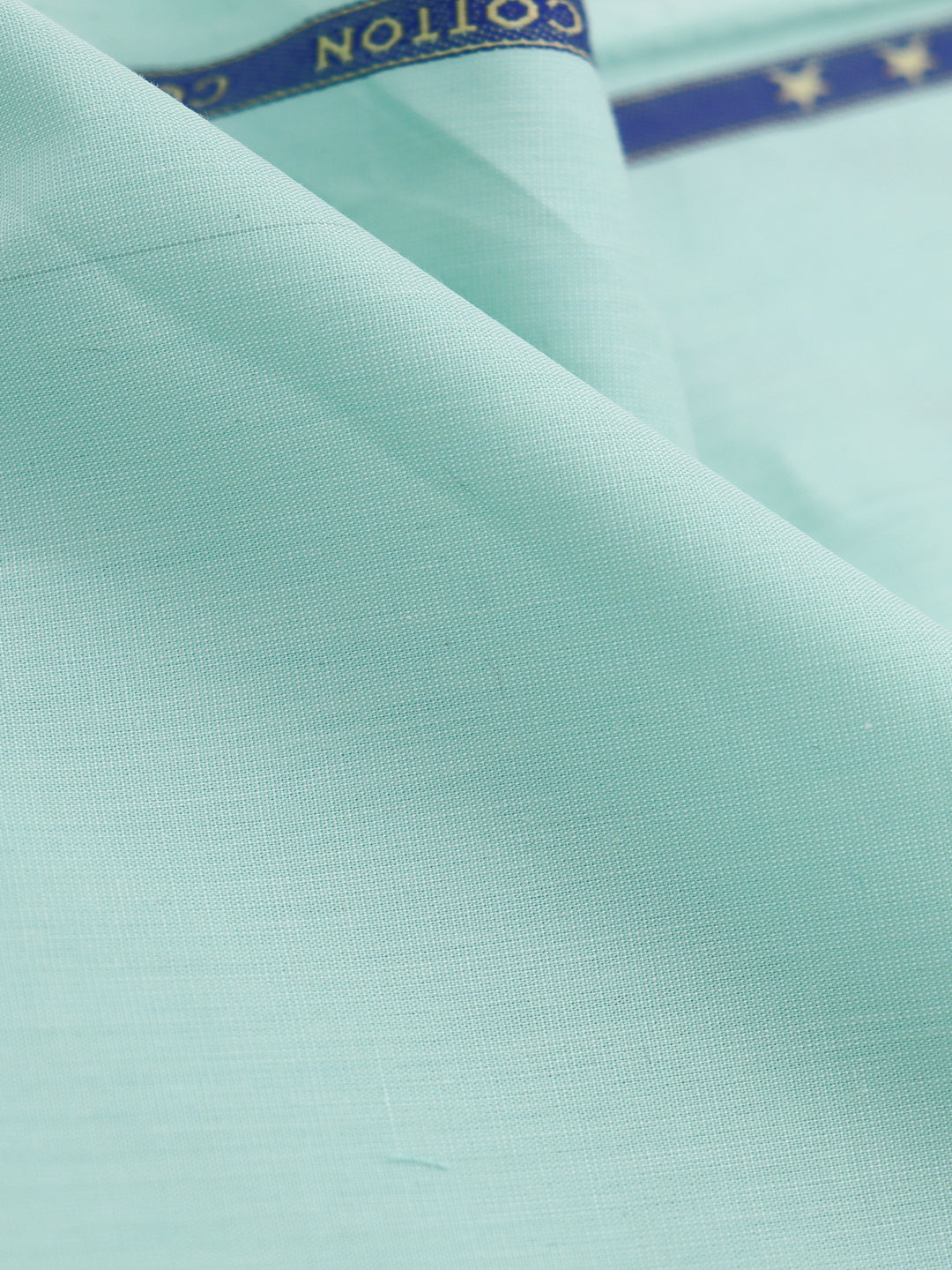 Men 100% Cotton Plain Mint Green Shirt Fabric Cranberry