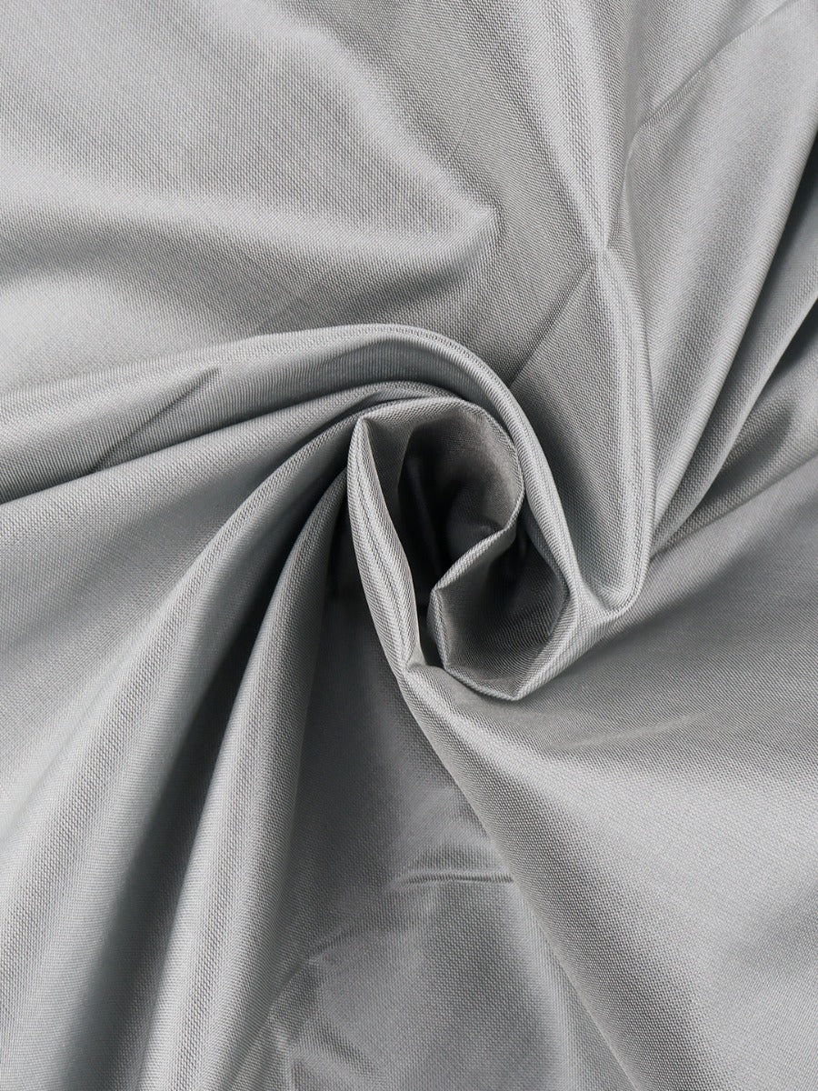 Mens Pure Silk Mixed grey Shirt Fabric-Zoom view