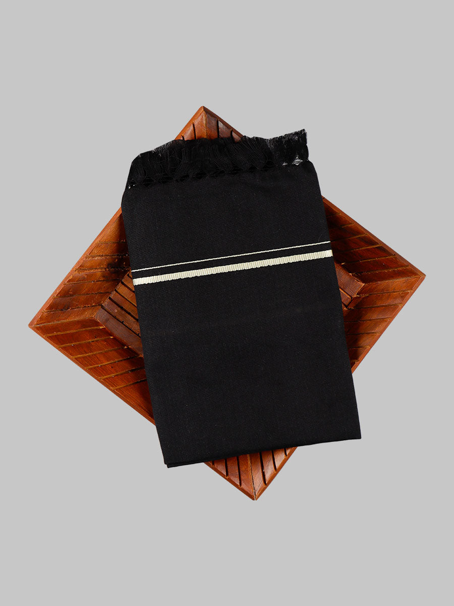 Hariharan Black Towel (Pack of 2)-View one