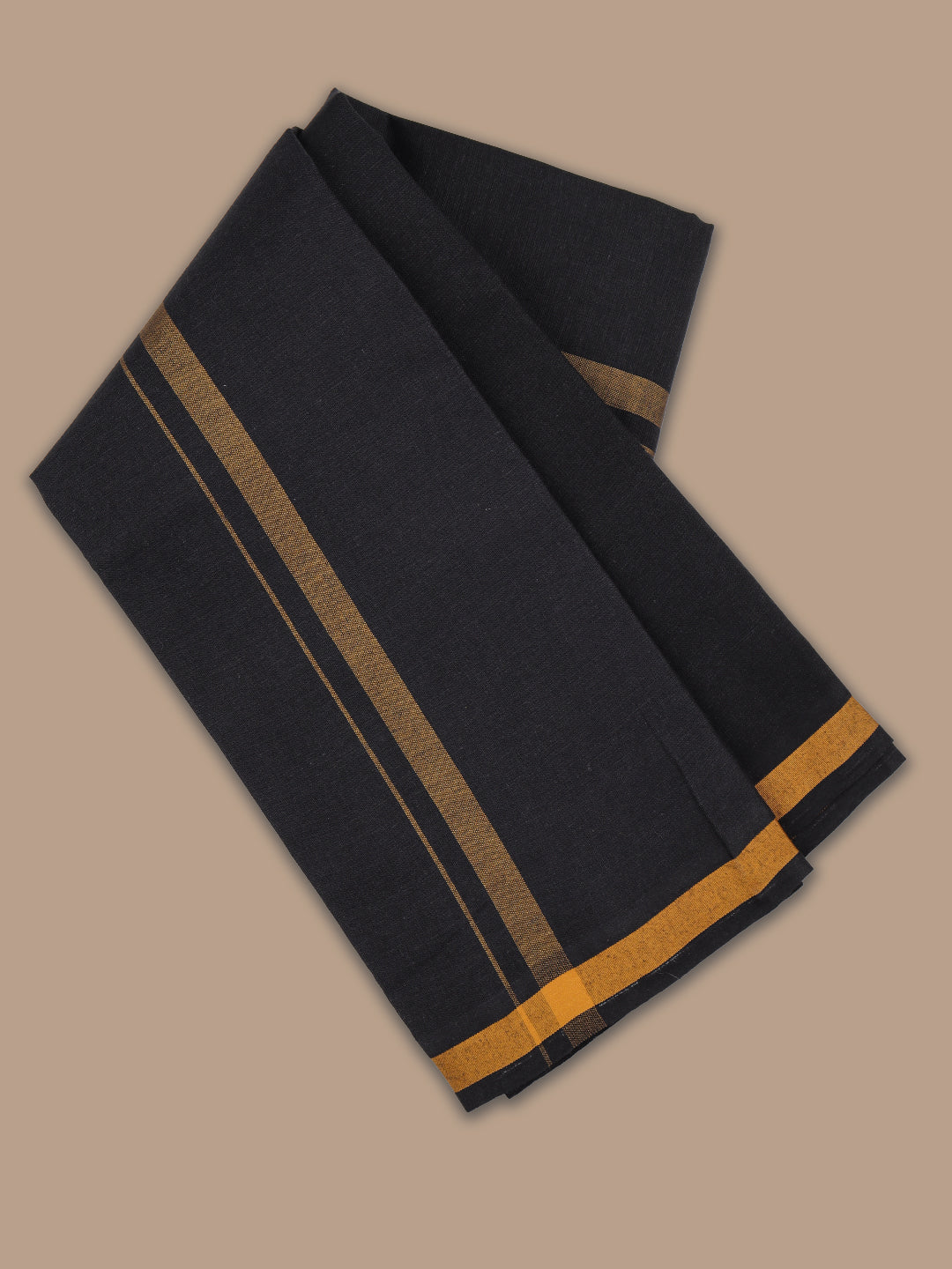 Devotional Madhava Black Towel (Pack of 2)