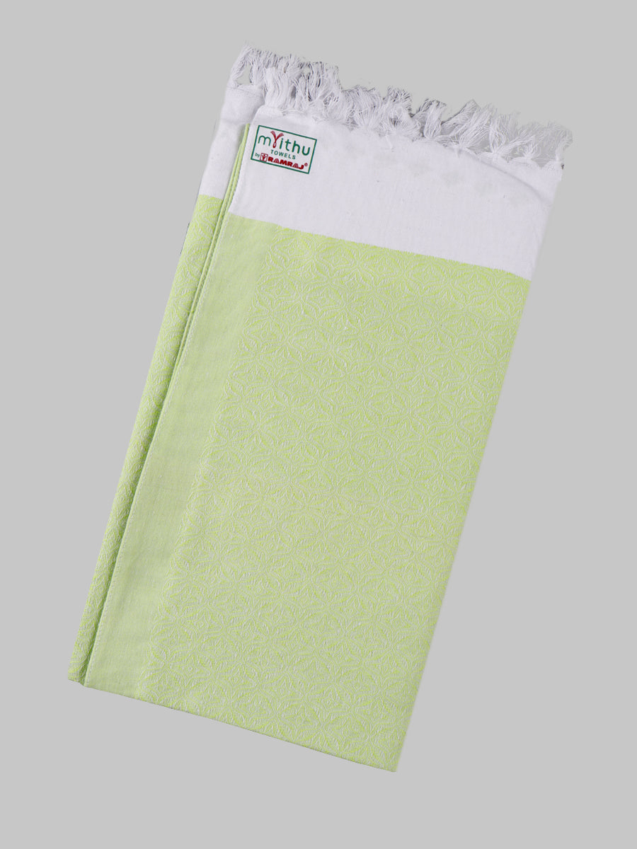 Butterfly Colour Bath Towel (2 PCs Pack)-Green