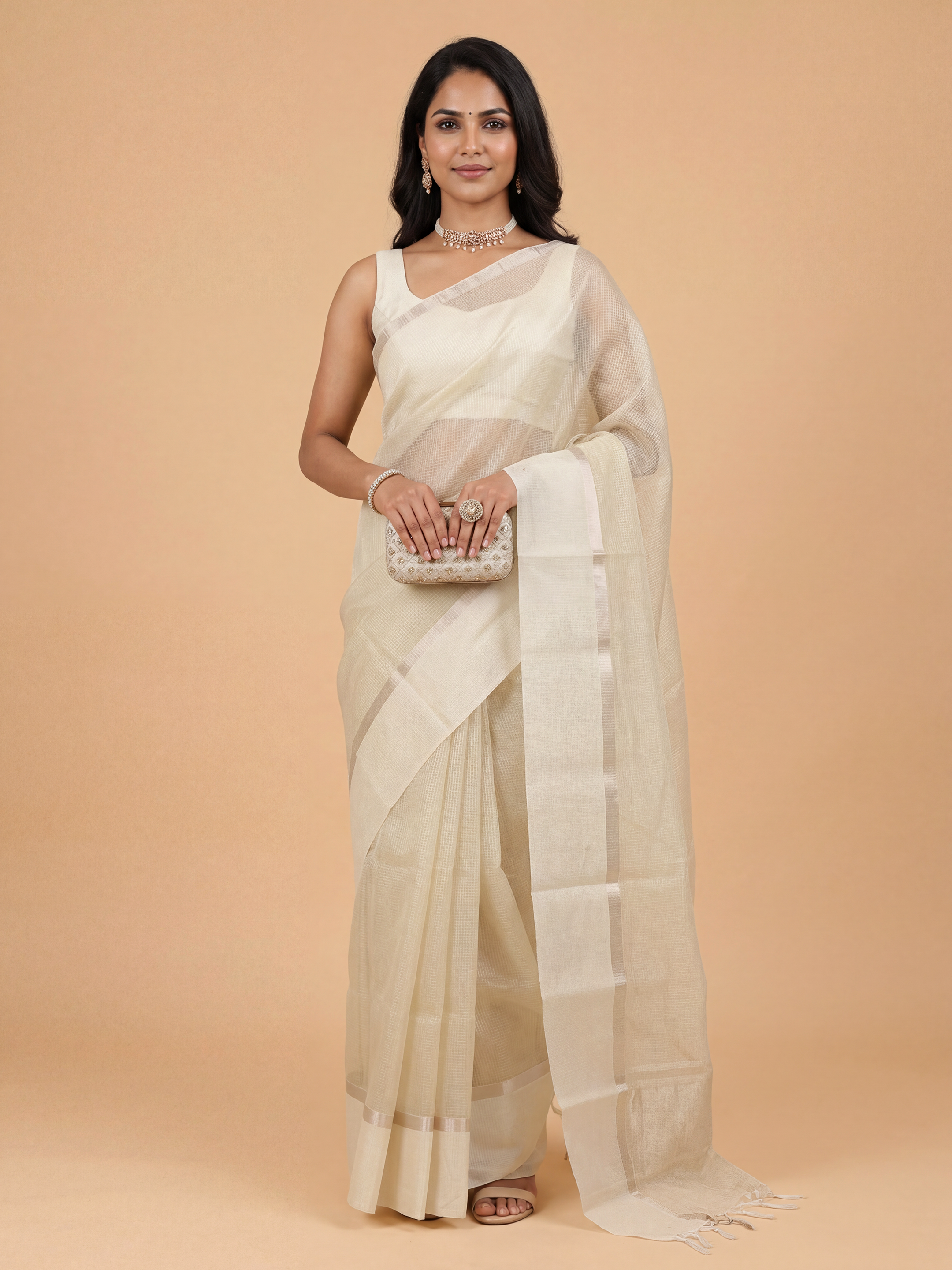Women Art Silk Sandal Saree ASS130