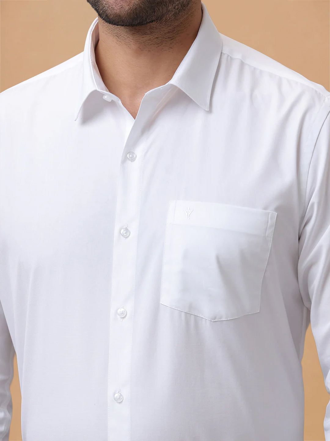 Premium Cotton White Shirt – Luxury Cotton | Liberty Cut