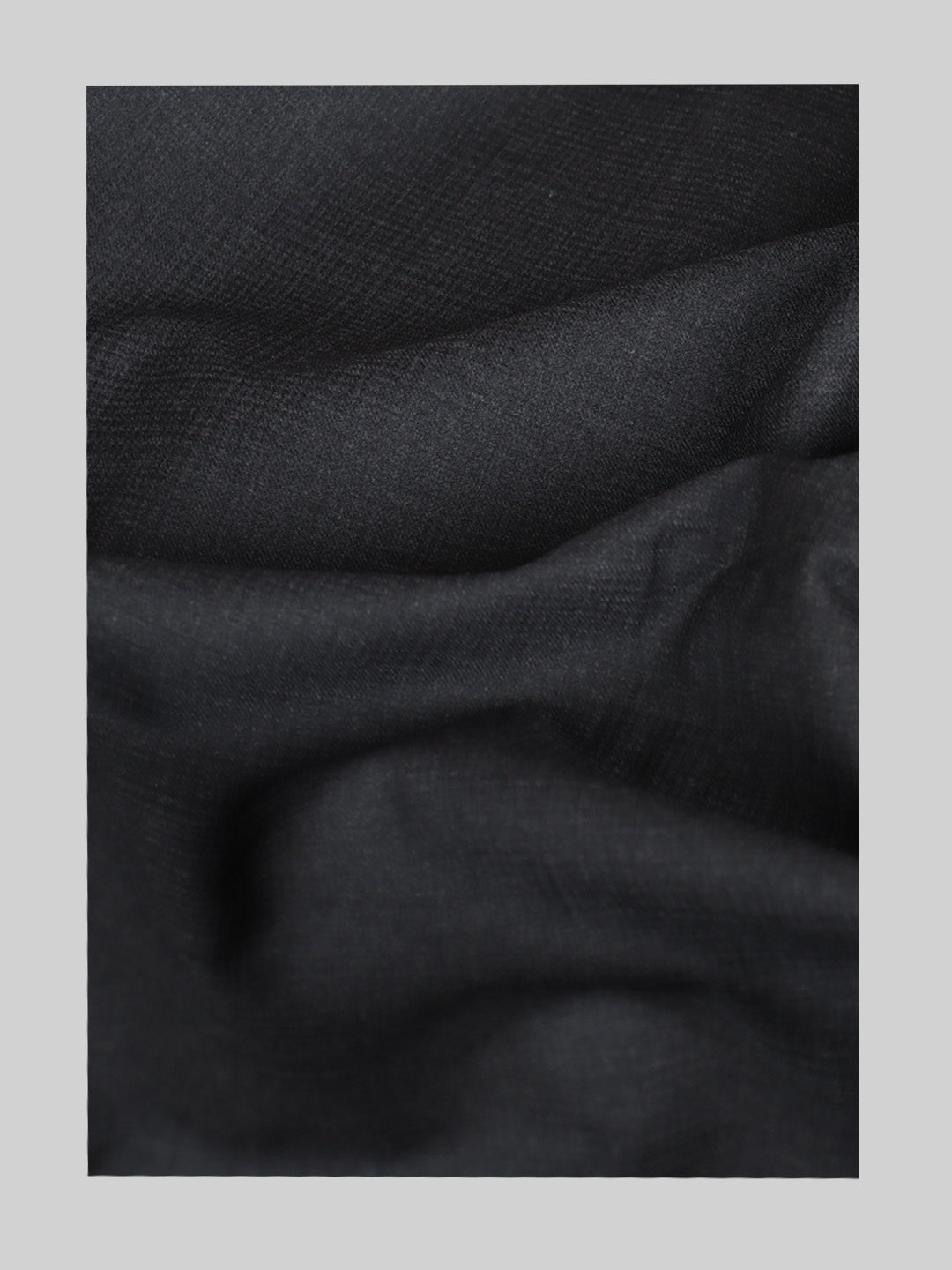 Men 100% Cotton Ash Black Suiting Fabric Mesmerize Stretch