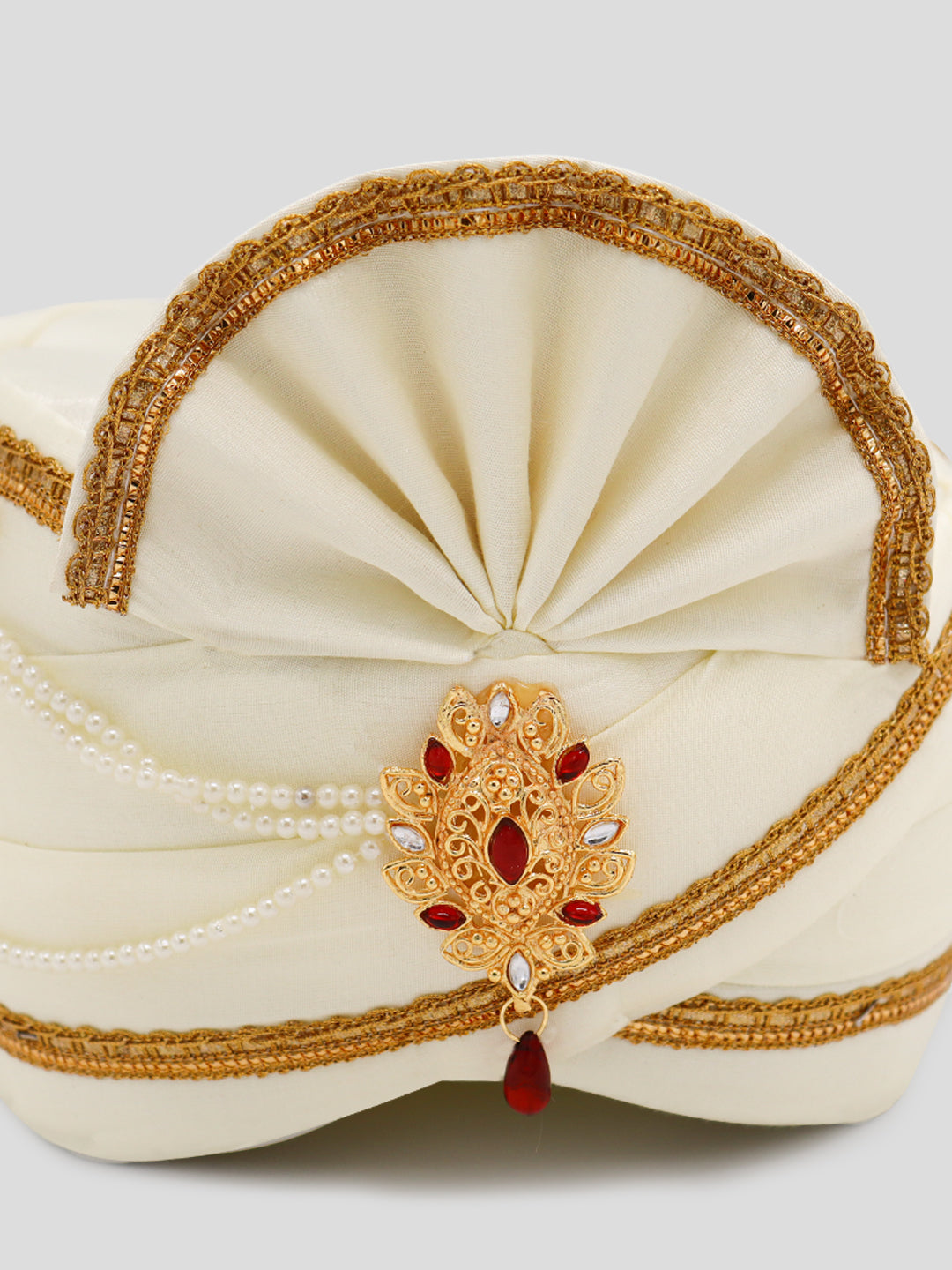 Traditional Silky Style Wedding Turban  - 78