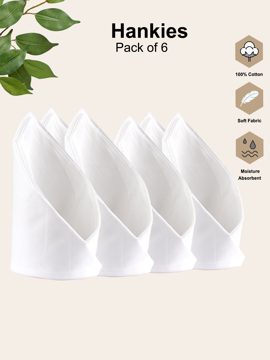 White Hanky Cool Grace (6 in 1)