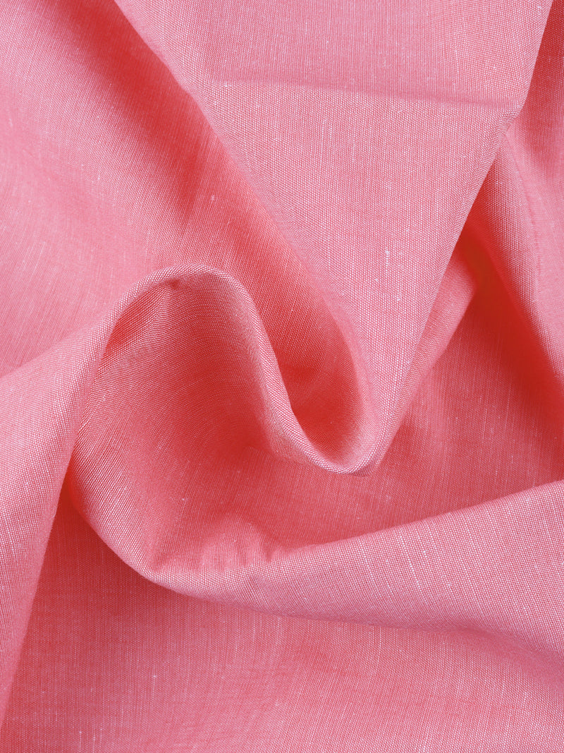 Linen Cotton Plain Colour Shirting & Suiting Fabrics-01