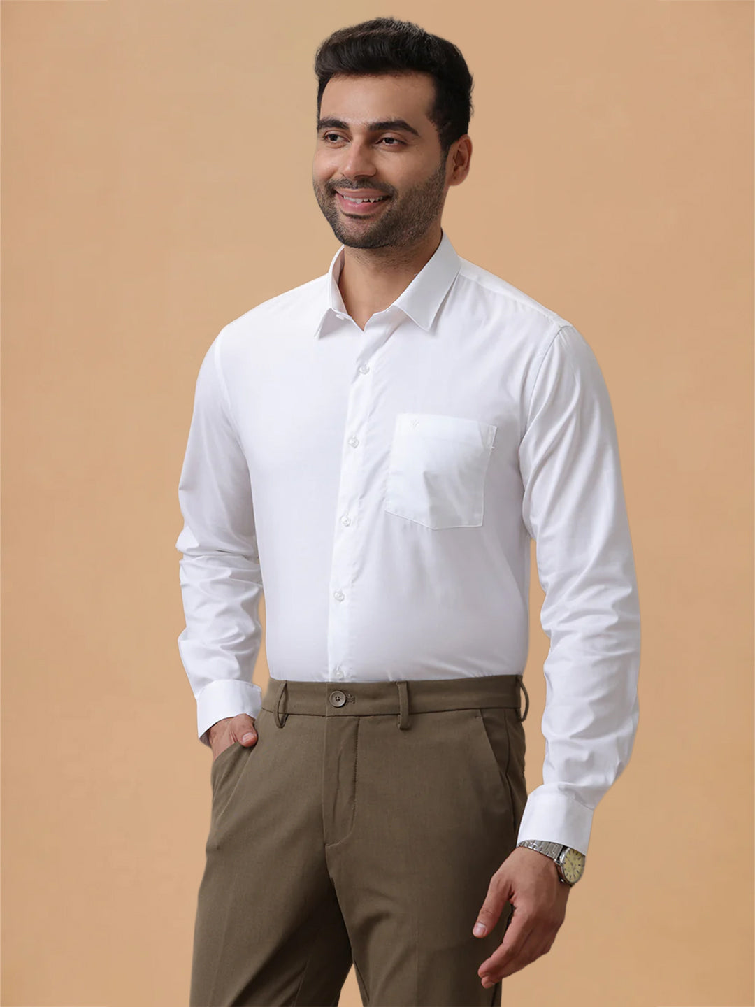 Wrinkle Free White Shirt – Soft Touch | Stay Sharp All Day