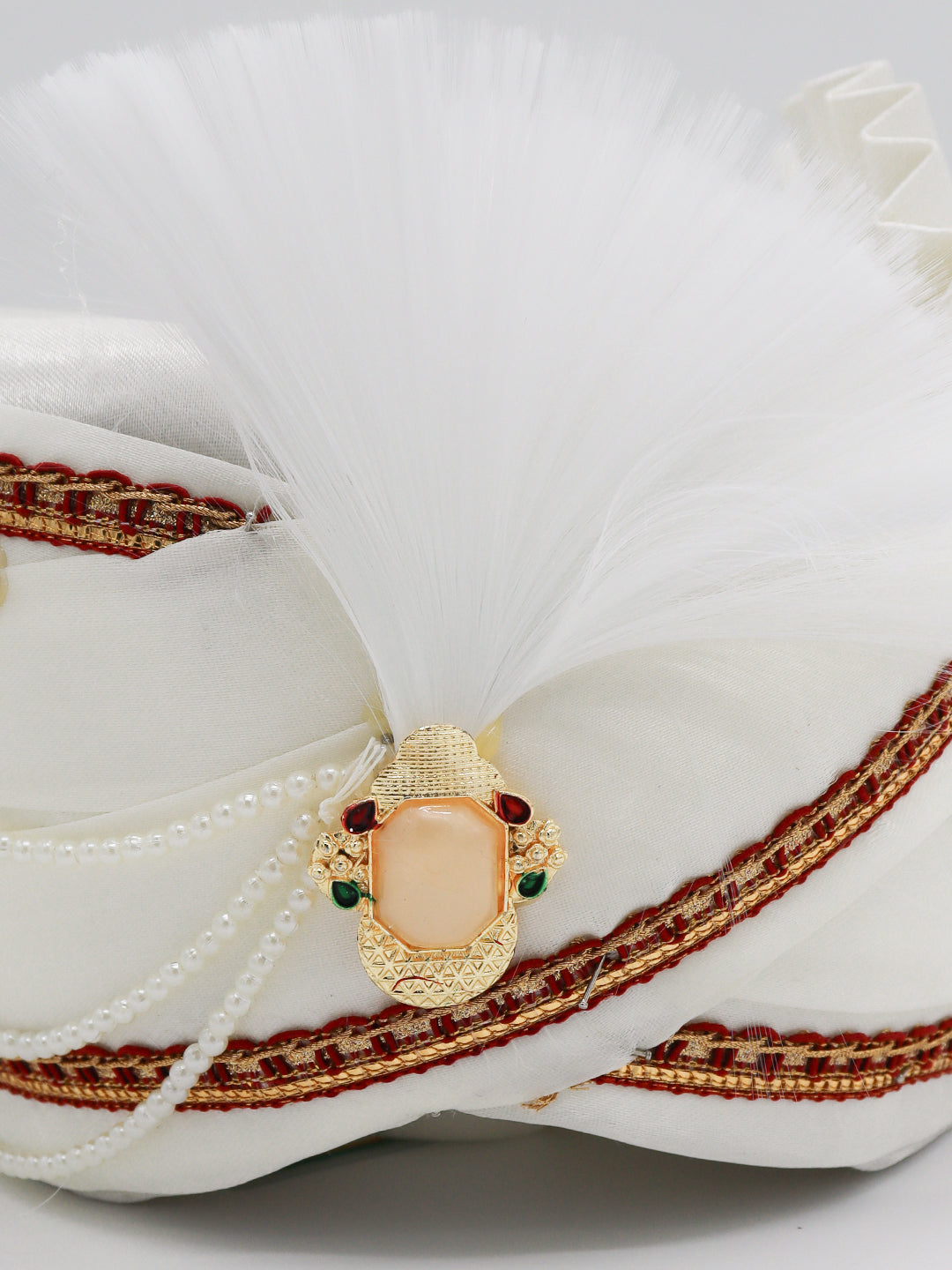 Traditional Silky Style Wedding Turban  - 104