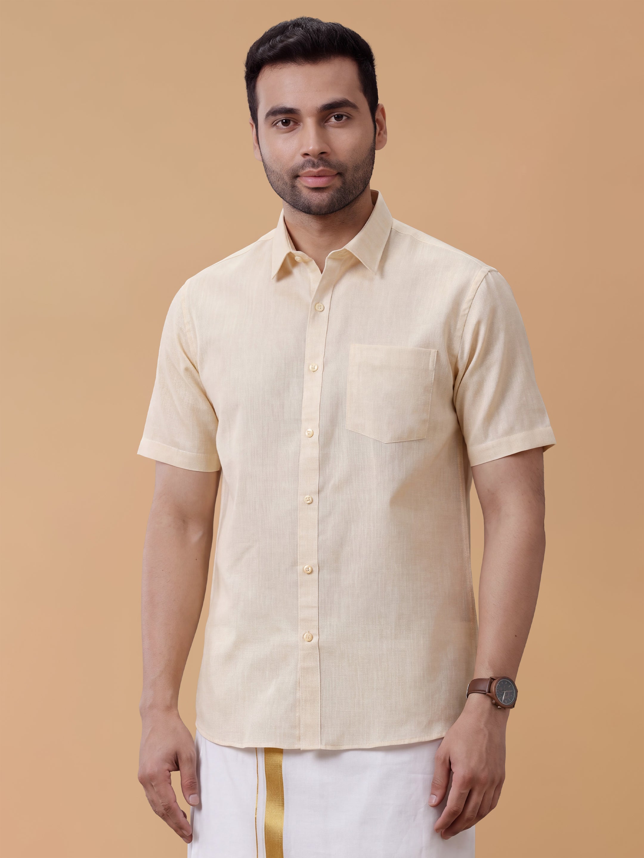 Cotton Rich Sandal Regular Fit Shirt T3 CV8