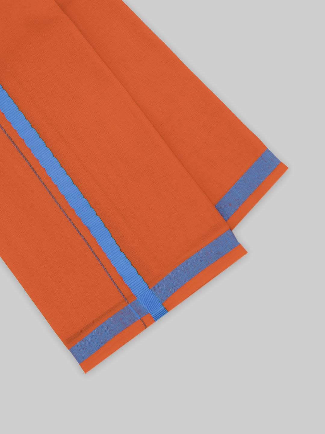 Devotional Orange Towel with Big Border (Pack of 2)