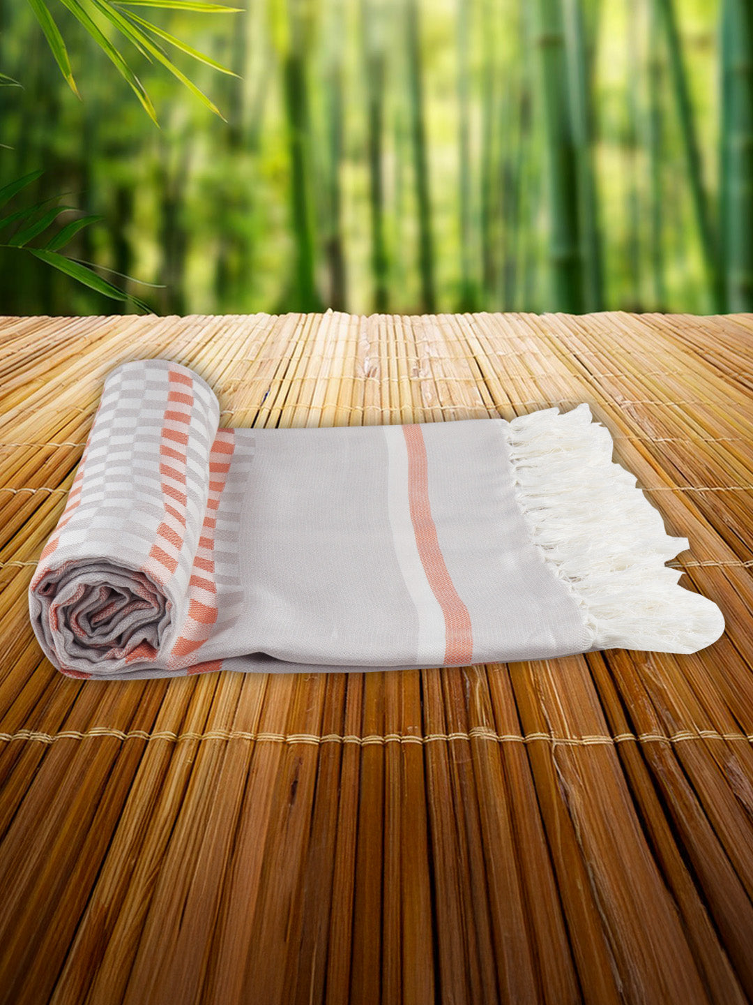 Ultra Soft Absorbent Bamboo Cotton Grey Bath Towel (0.83m*1.60m) SC04