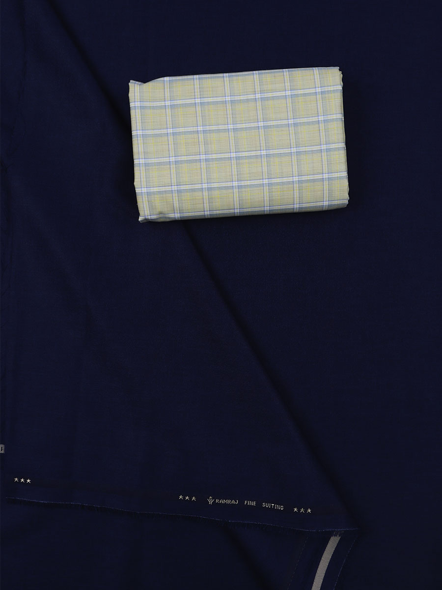 Cotton Checked Shirting & Suiting Gift Box Combo KK80-Zoom view