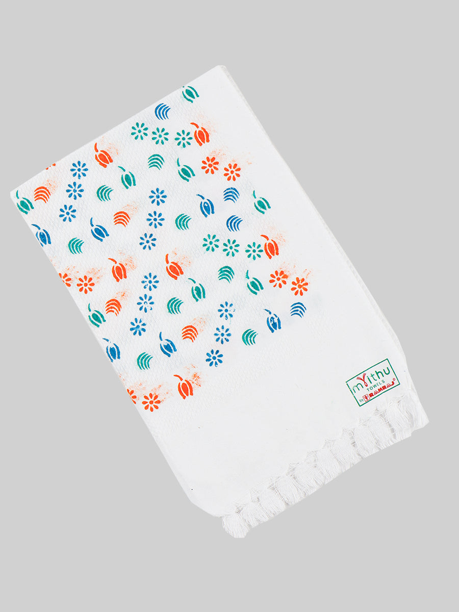 Cool Touch Napkin Print Cotton Towel (4 PCs Pack)-Design one