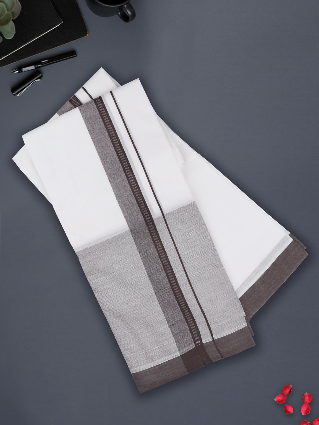 Men Premium Cotton Double Dhoti Luxury Club FF02