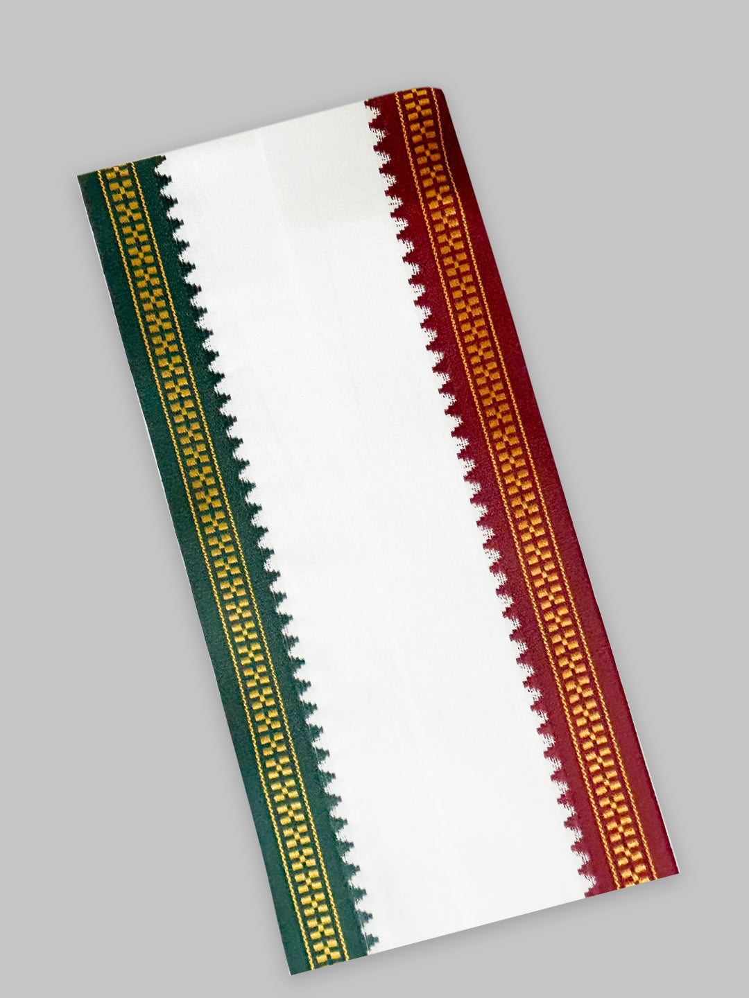 Men Angavastram Towel White Arasan