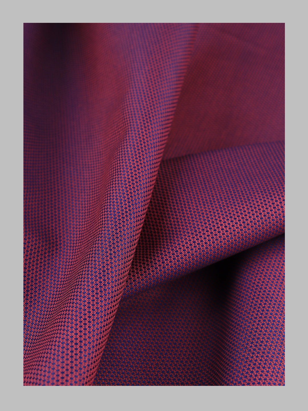 Men 100% Cotton Self Design Shirt Fabric Maroon Grand Iconic