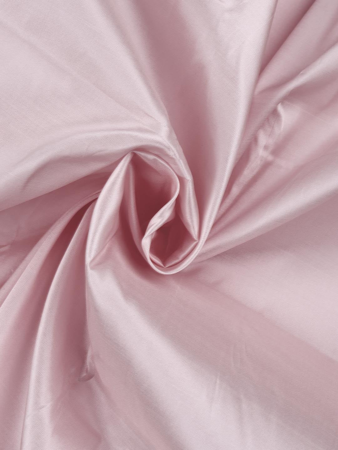 Mens Plain Rose Gold Pure Silk Shirt Fabric-Zoom view