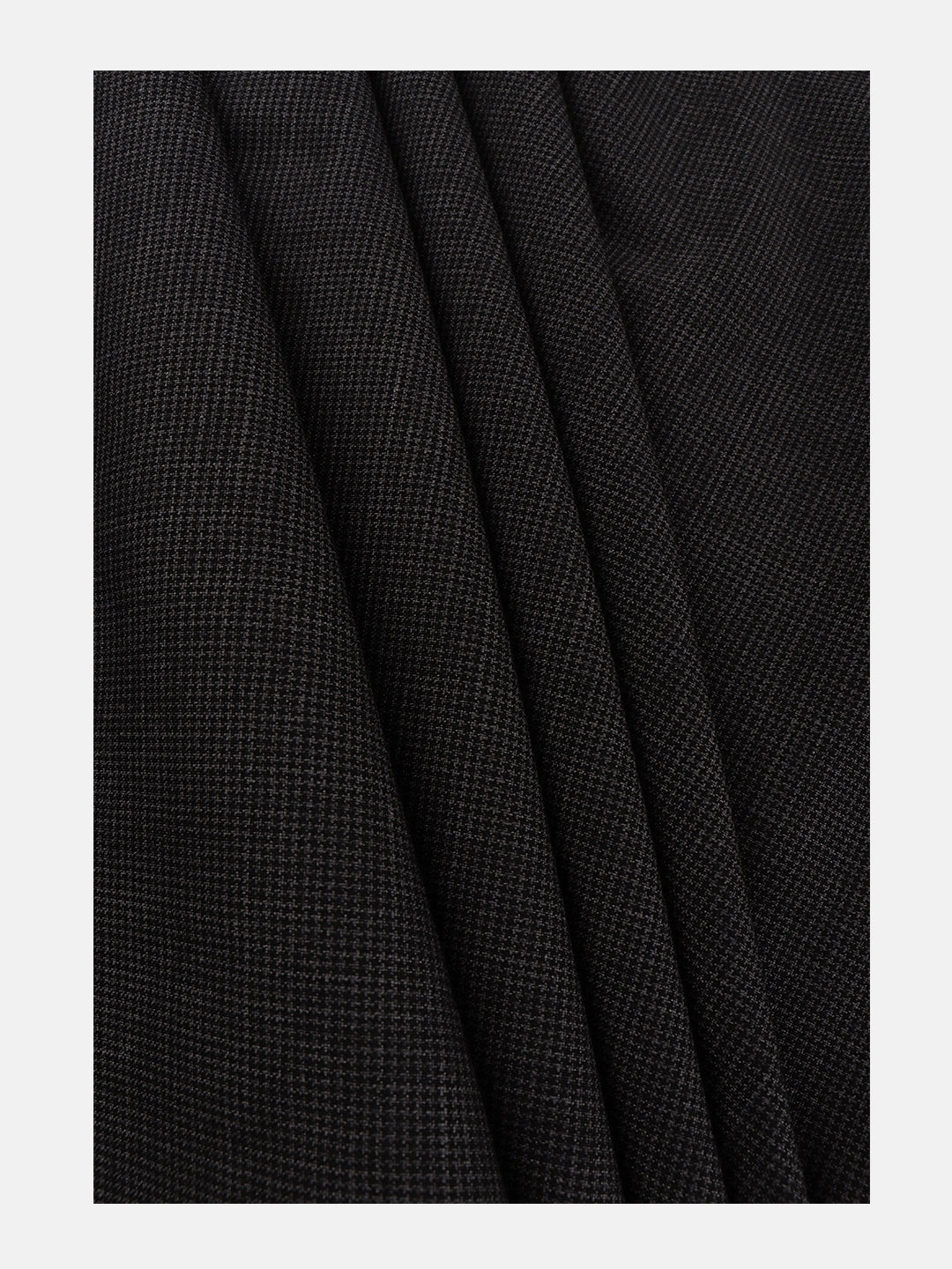 Men Wool Blended Suiting Fabric Black Mark Wool