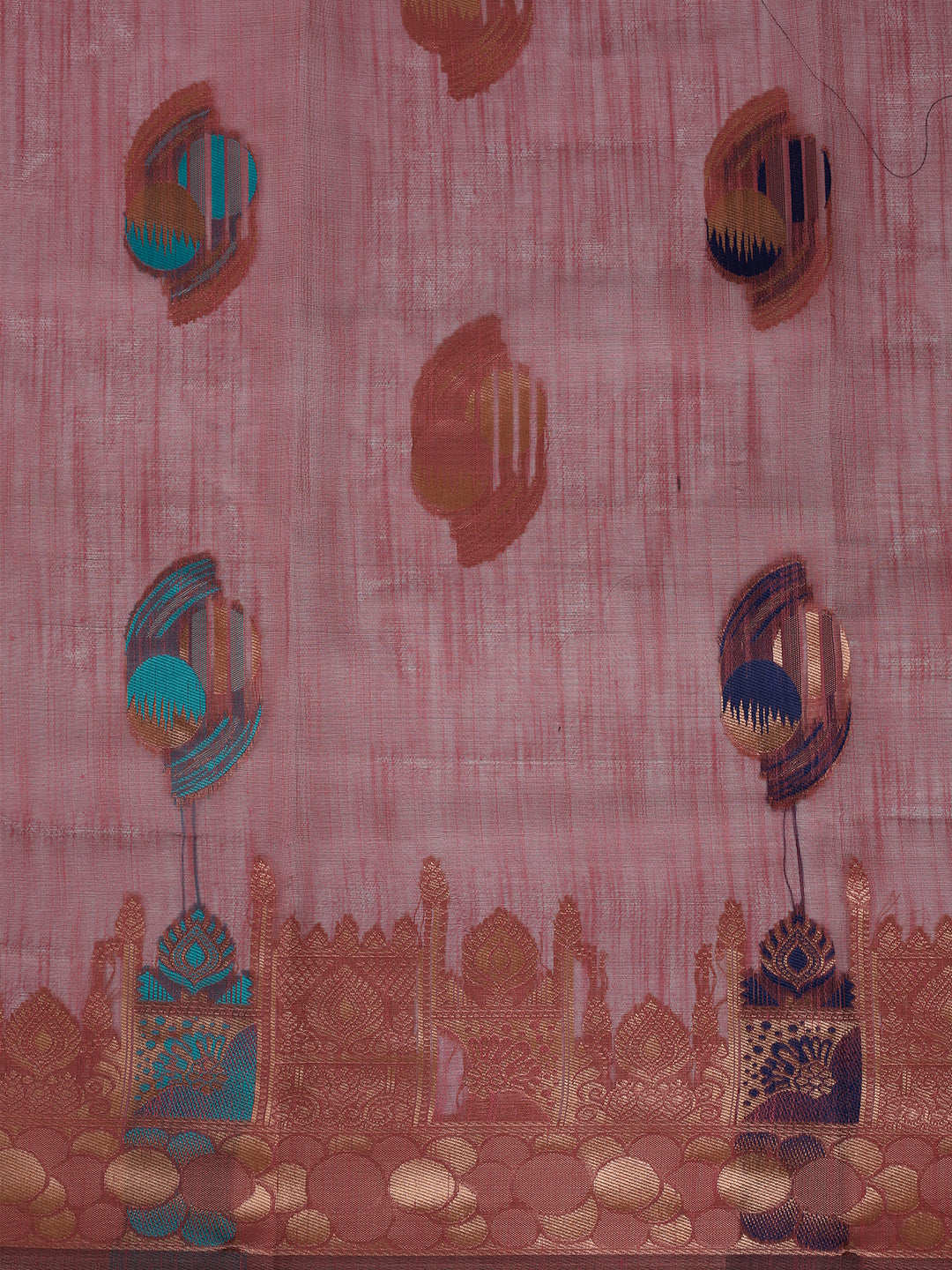 Women Spun Poly Dark Purple Printed Saree SP16