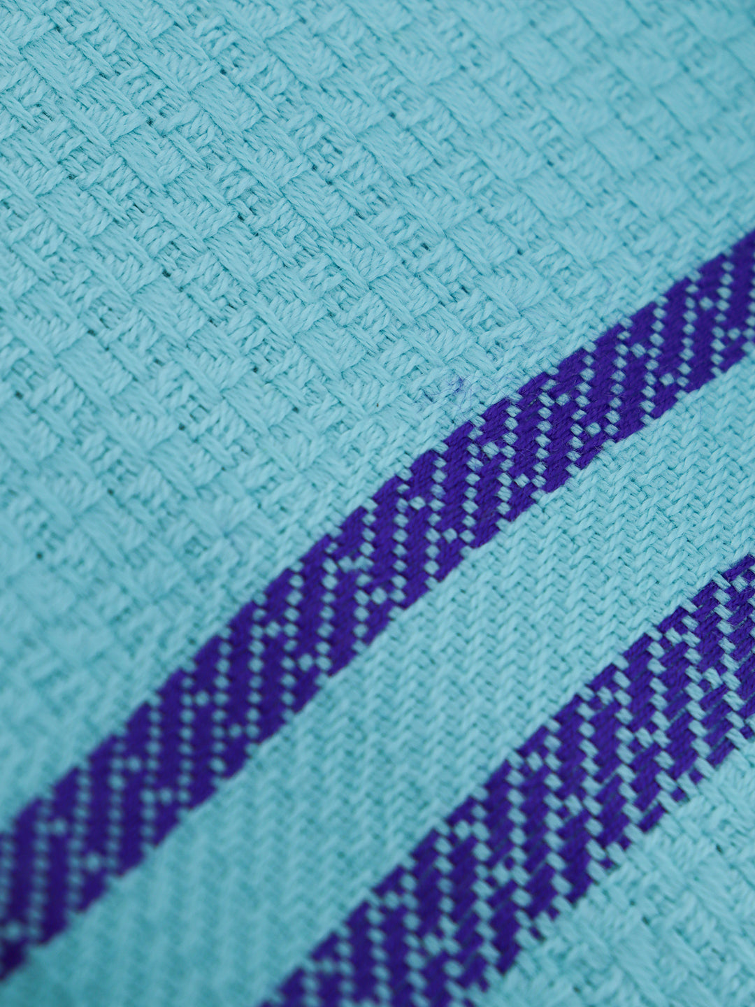 100% Cotton Self Designed Bath Towel Blue Magnus MCS04