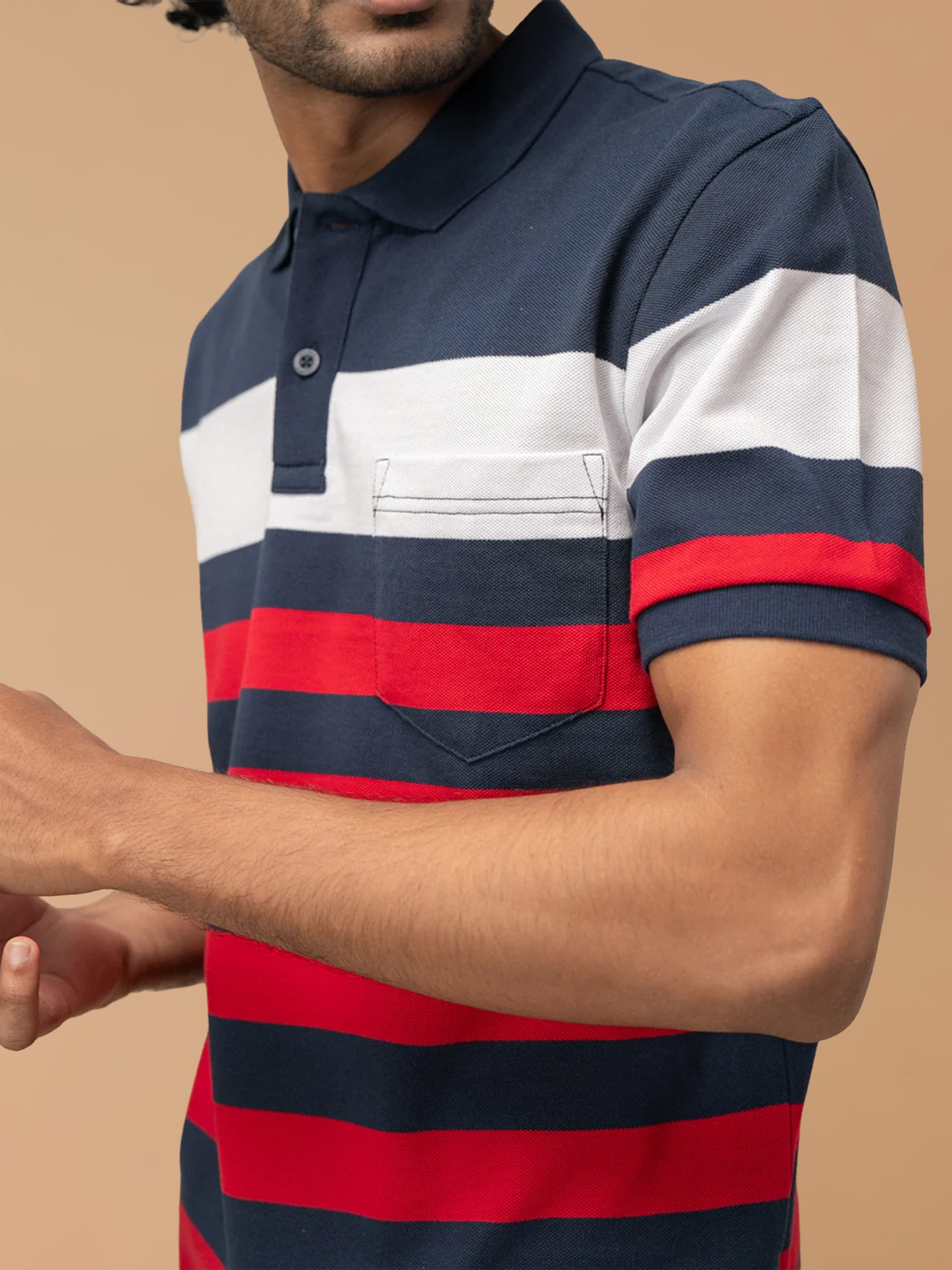 Stripper Cotton Rich Polo Jester Red
