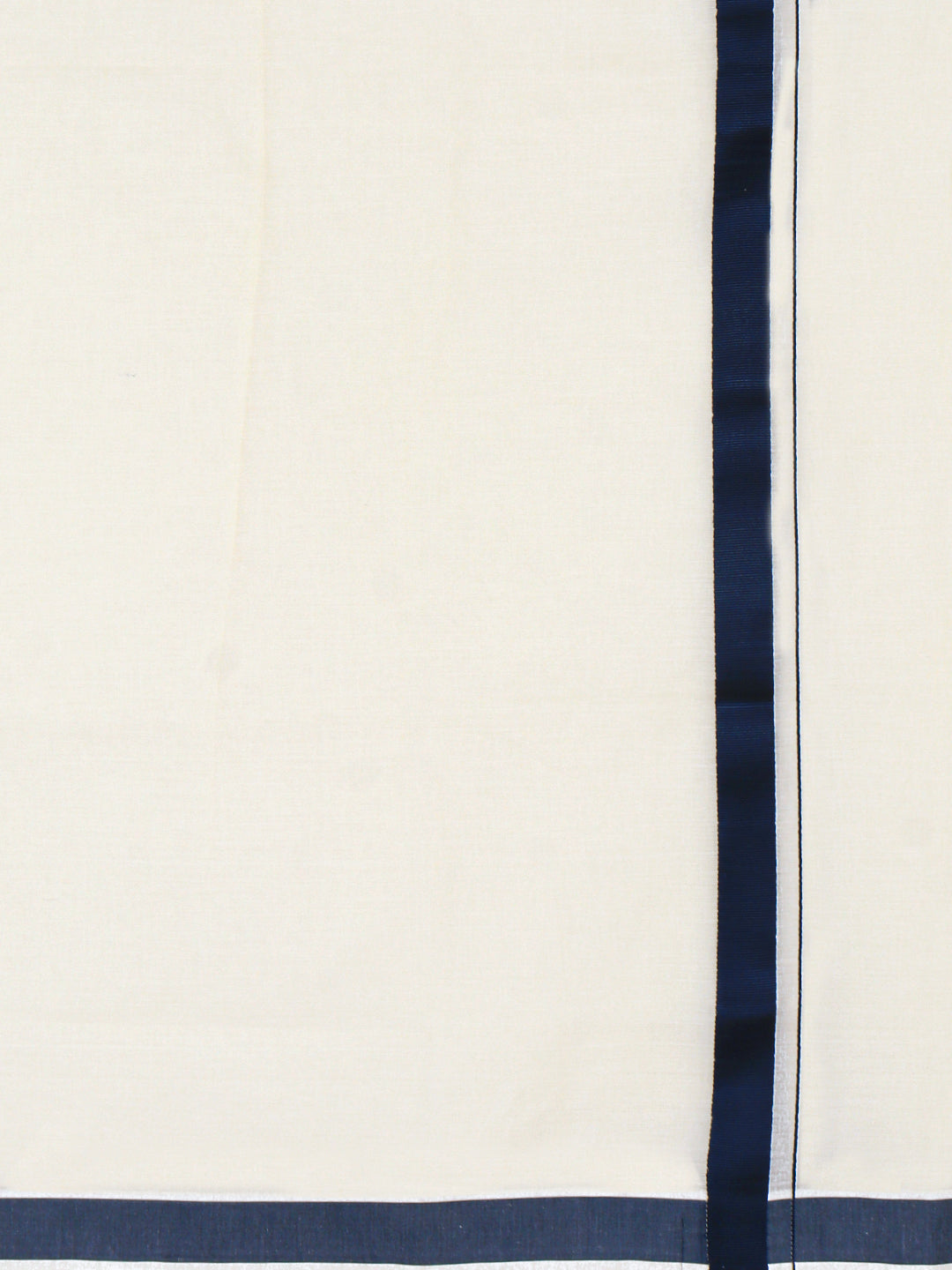 Men Kora Cotton Double Layer Dhoti with Fancy Border TKS13