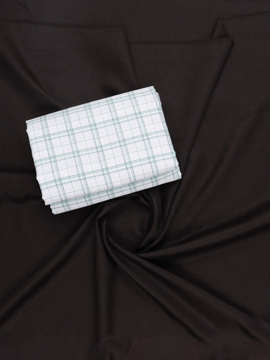 Cotton Checked Shirting & Suiting Gift Box Combo KK81-Zoom view
