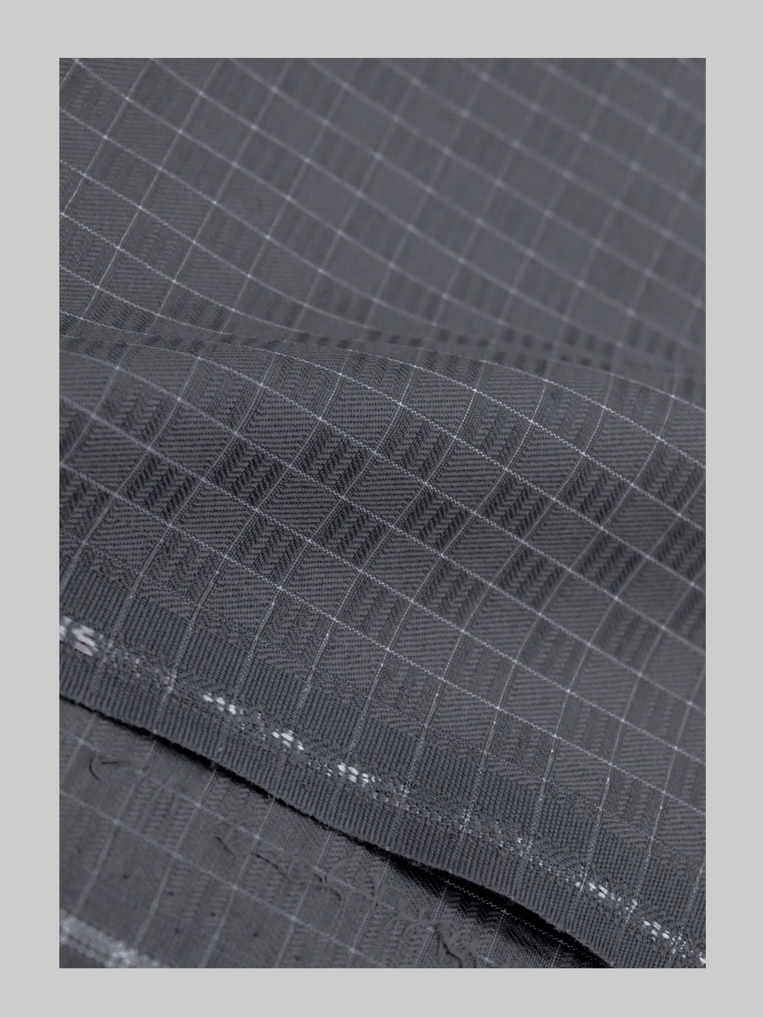 Men's Cotton Rich Checked Blue Shirt Fabric High Style