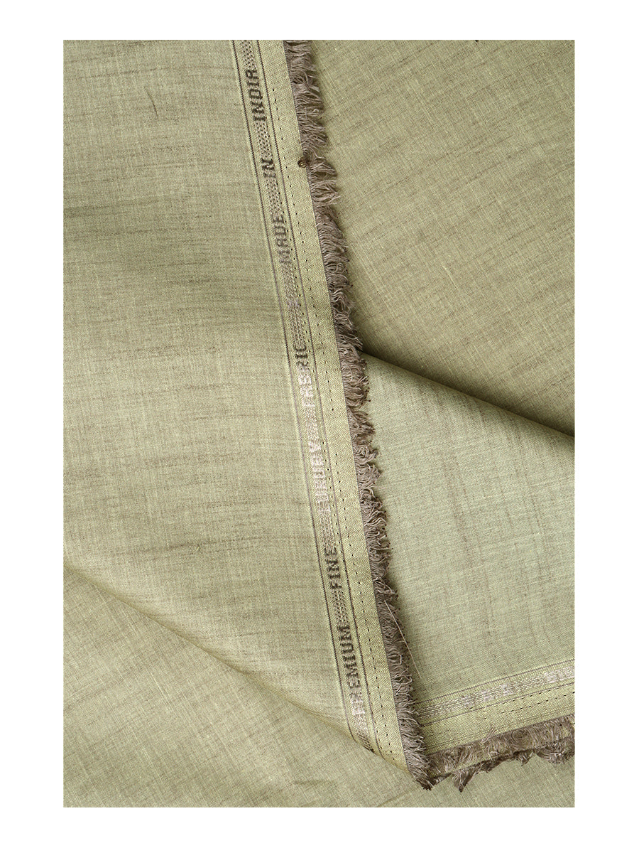 Cotton Colour Plain Sandal Shirting Fabric High Style-Pattern view
