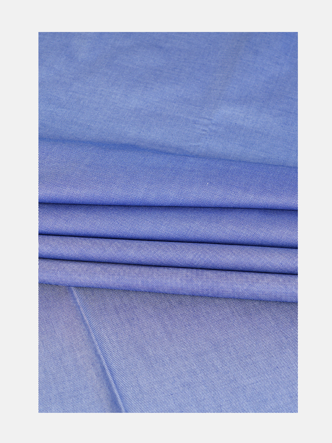 Men 100%Cotton Blue Plain Shirt Fabric Ferrari