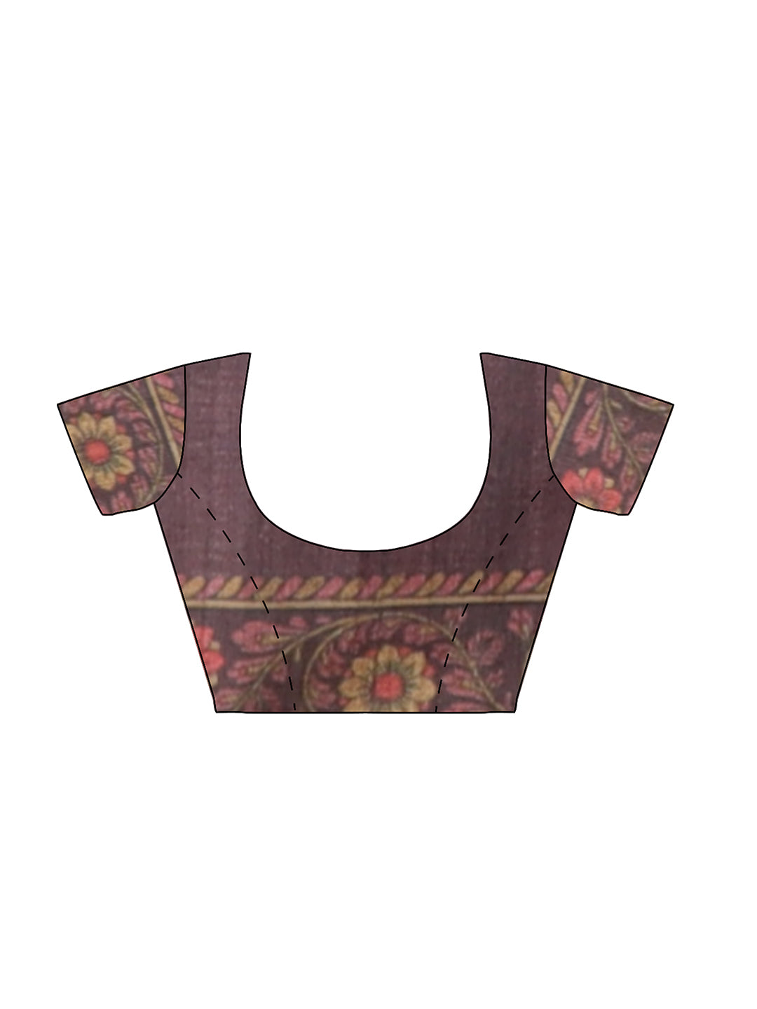 Women Multi Colour Tissue Printed Saree TS39