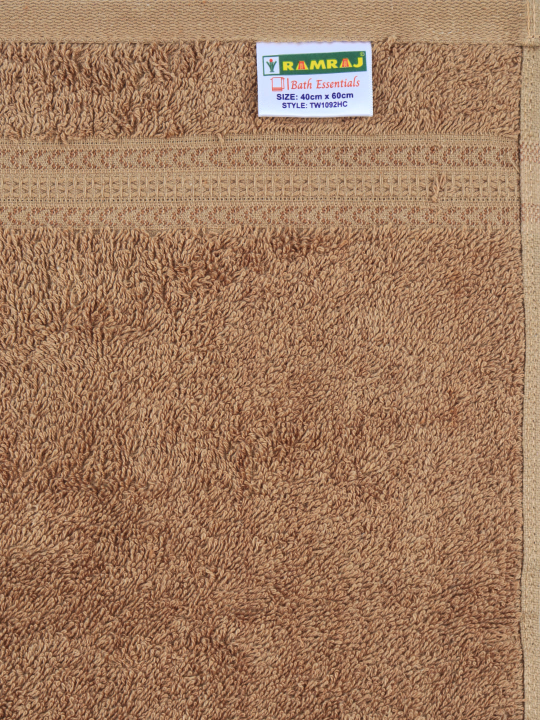 Cotton Bamboo Terry Hand Towel Brown HC8 (Pack of 2)