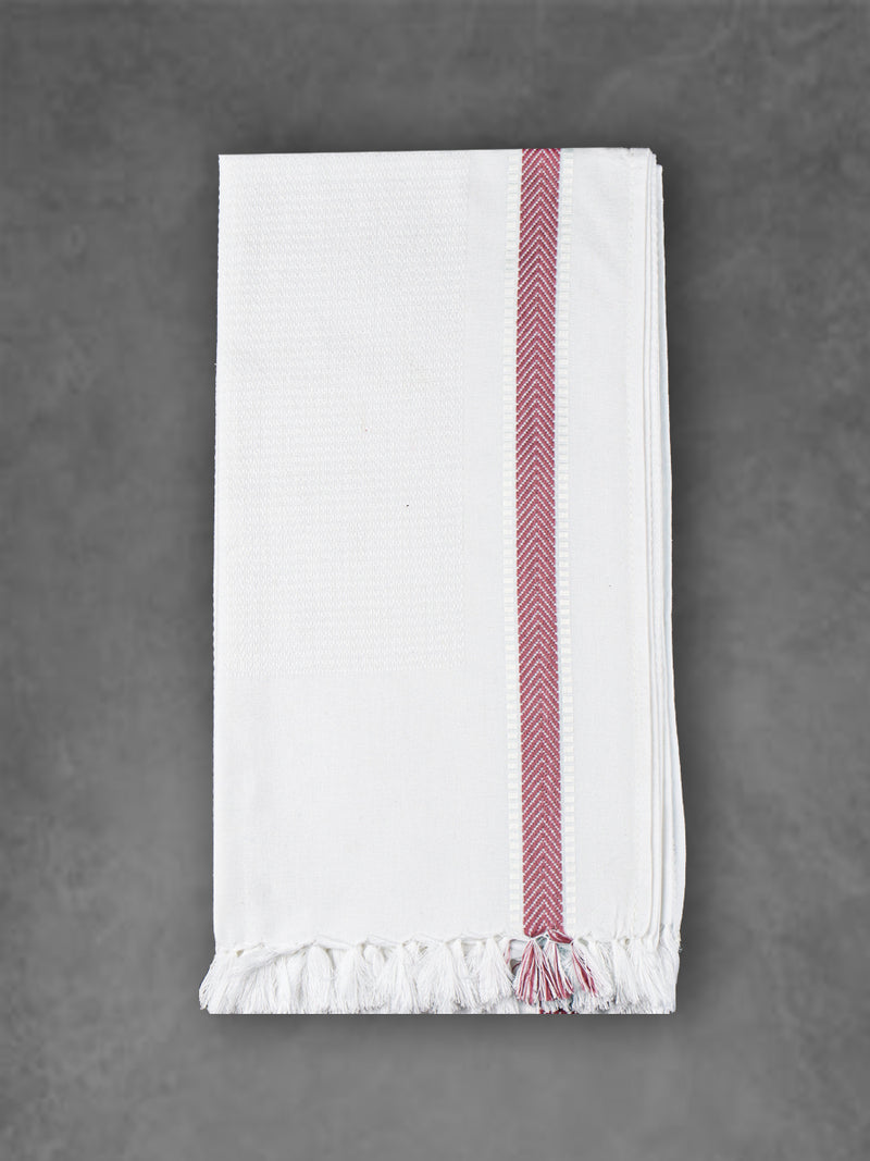 Comfort Cotton Plain Bath Towel with Colour Border 1047