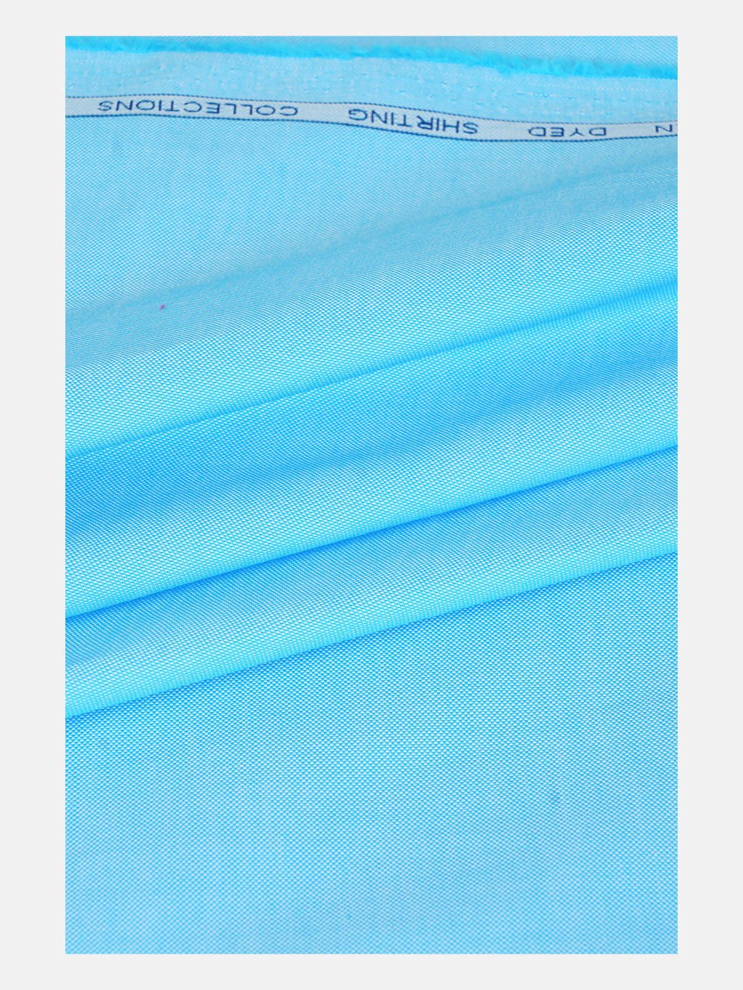 Men 100%Cotton Plain Shirt Fabric SkyBlue Ferrari