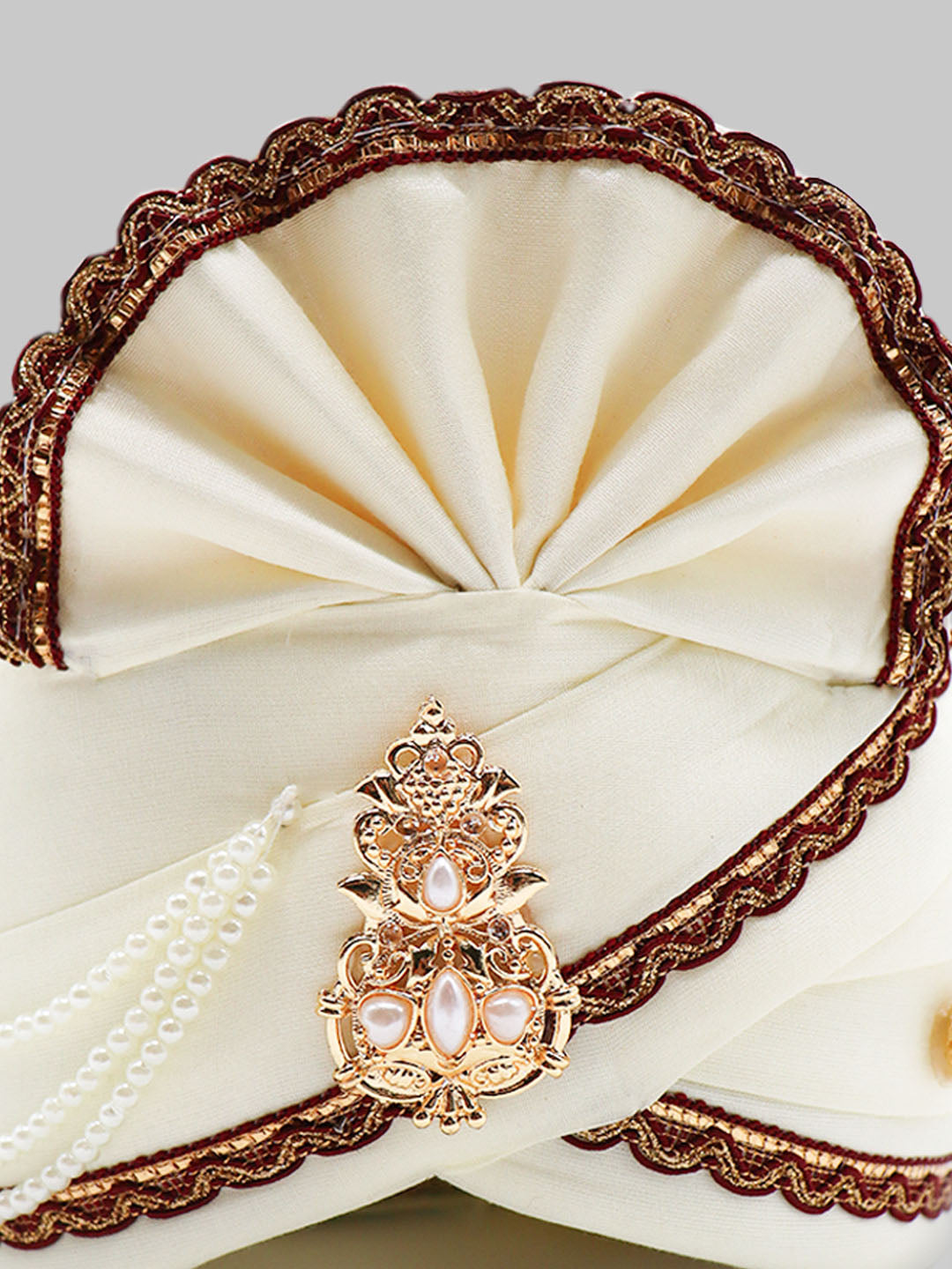 Traditional Silky Style Wedding Turban  - 94