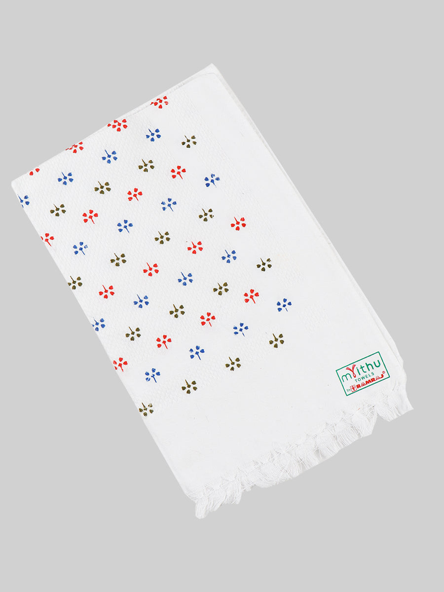 Cool Touch Napkin Print Cotton Towel (4 PCs Pack)-Design thirteen