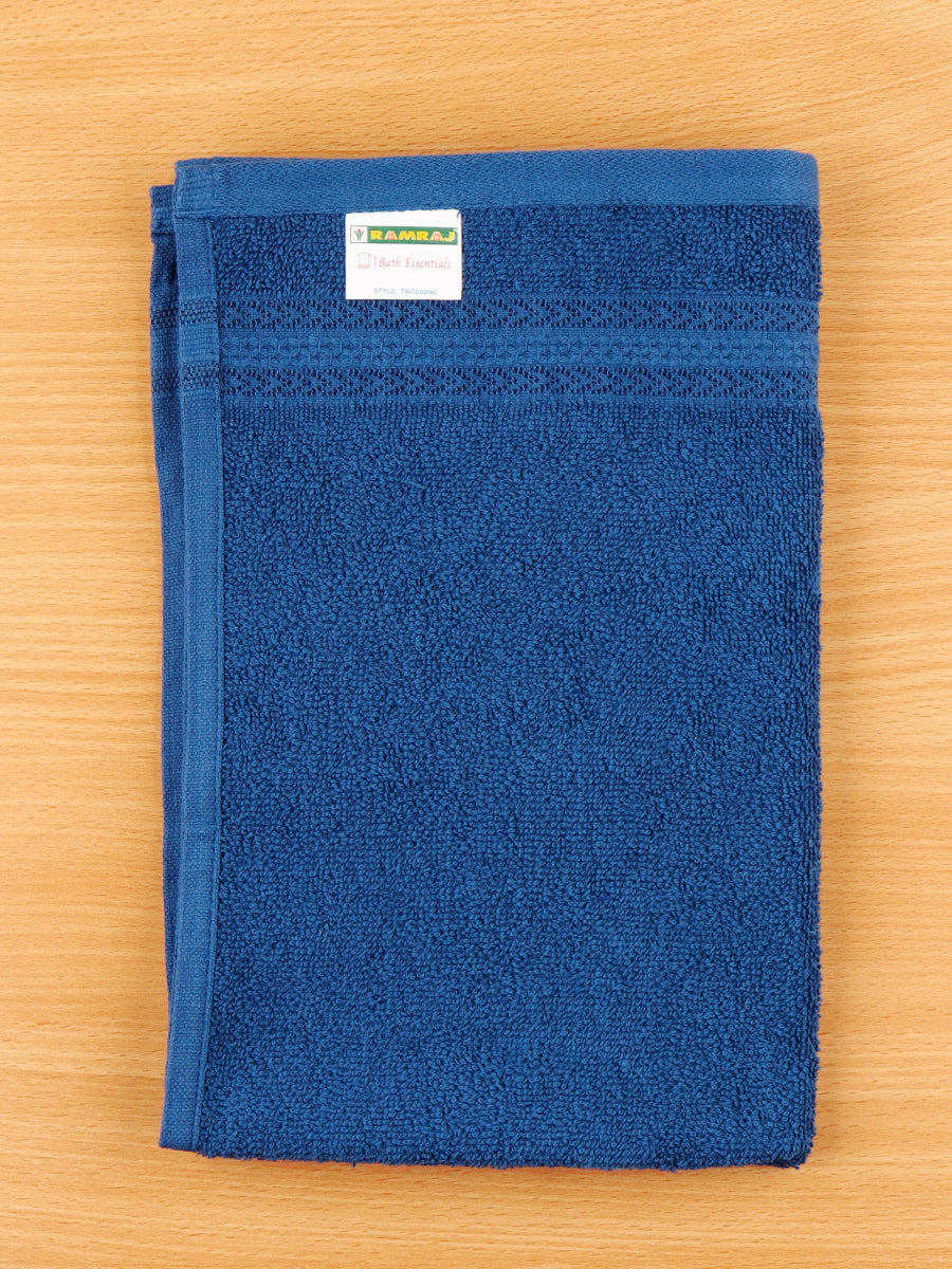 Premium Soft Terry Hand Towel Navy HC8 Pack of 2