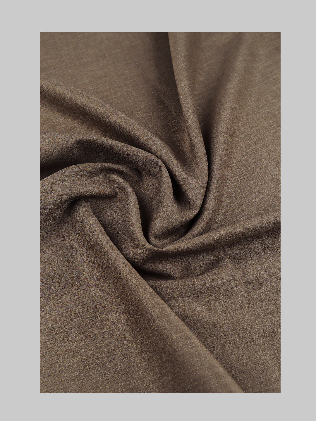 Men Cotton Blended Brown Pants Fabric Week Days