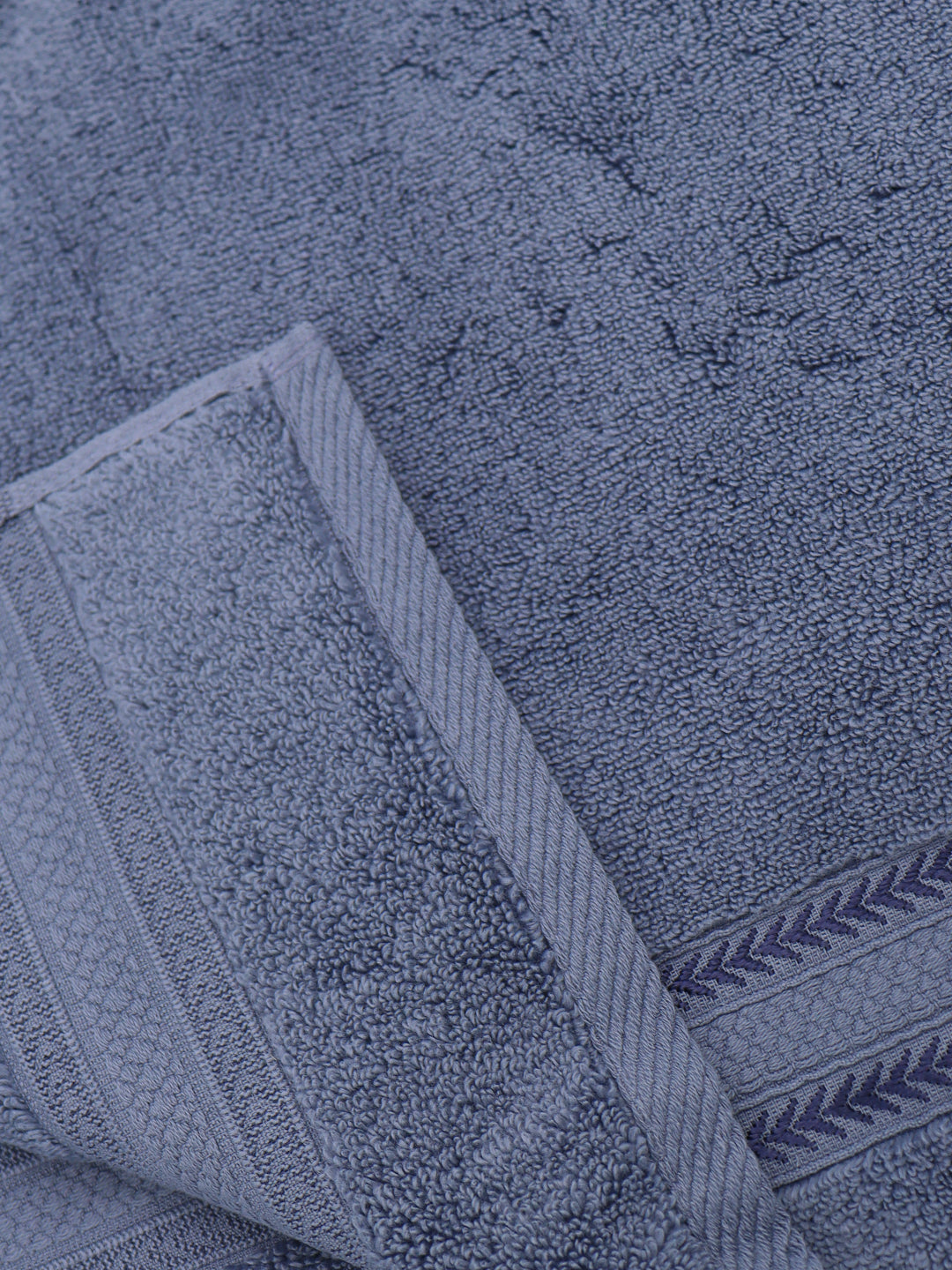 Luxury Bath Zero Twist Terry Towel Blue - 0.75m*1.50m