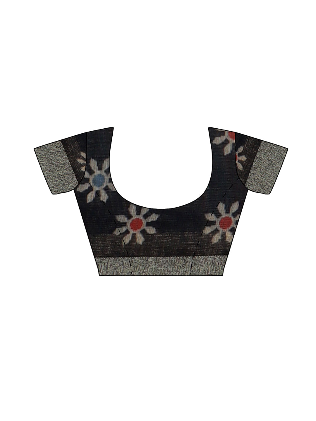 Couple Combo Shirt & Dhoti Set with Saree Black SC55